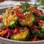 fresh thai cucumber salad - featured image