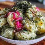 fresh wasabi potato salad - featured image