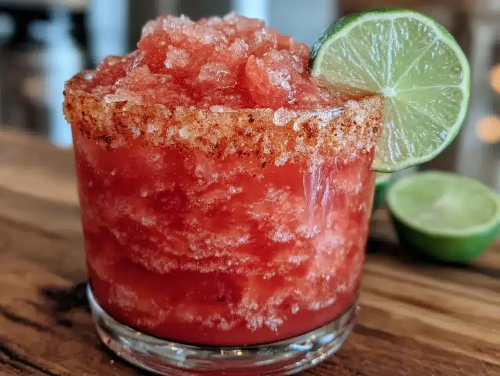 frozen watermelon margarita - featured image