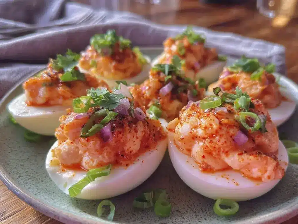 Gochujang deviled eggs - featured image