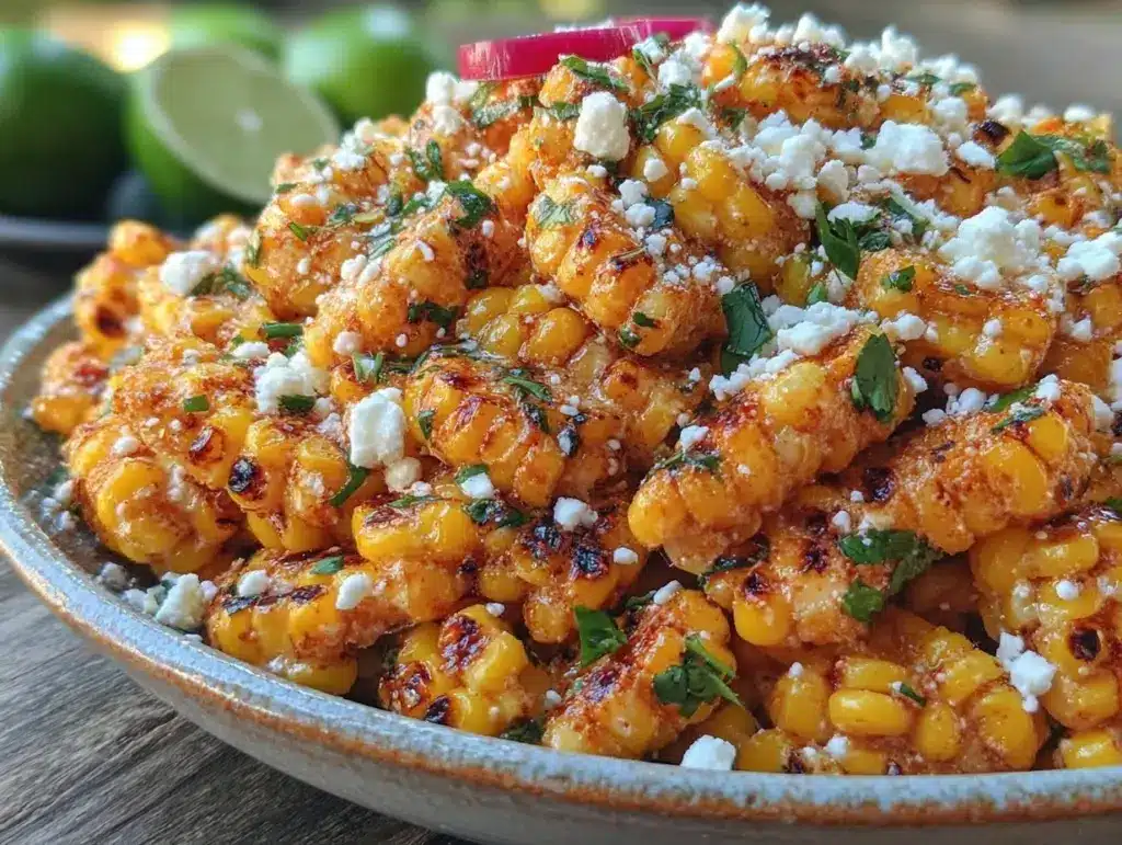 grilled street corn salad - featured image