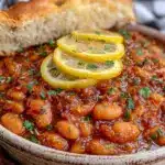 harissa baked beans - featured image