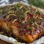 harissa ginger salmon packets - featured image