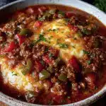 hearty stuffed pepper soup - featured image