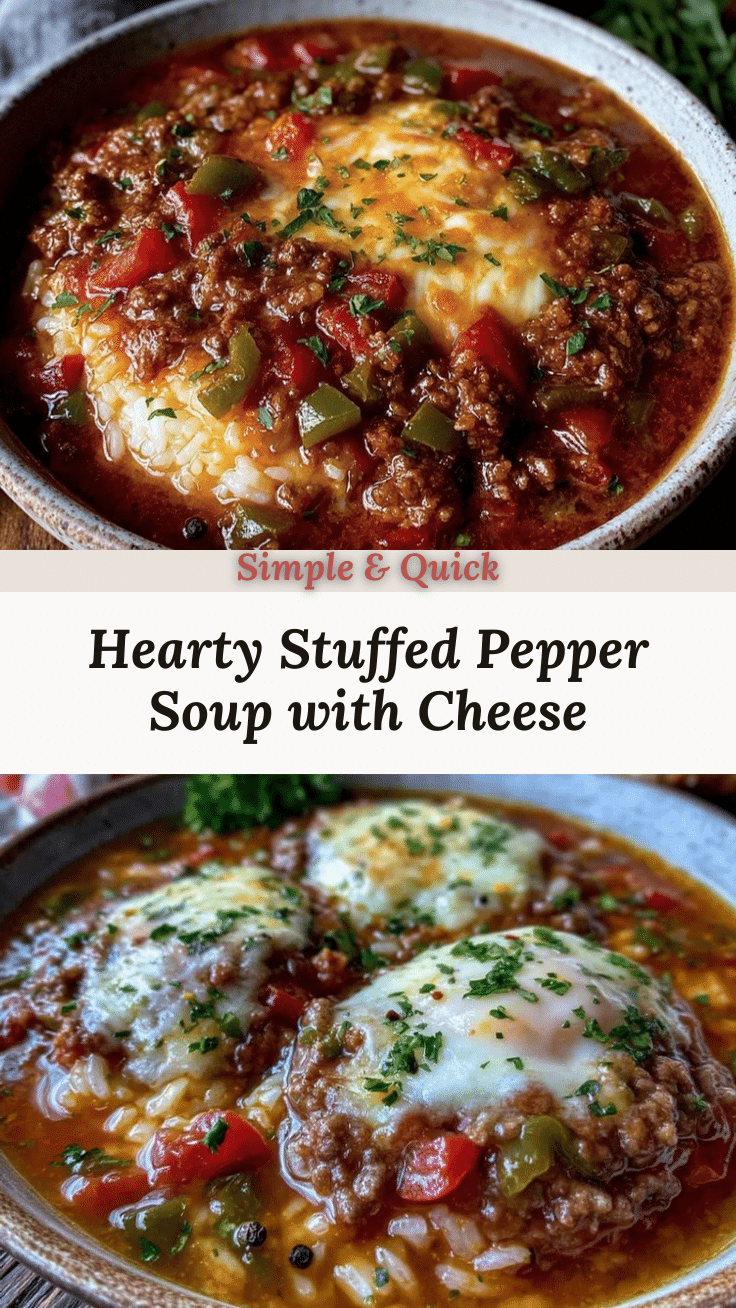 hearty stuffed pepper soup recipe