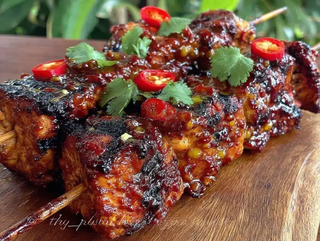 jerk chicken kebabs - featured image
