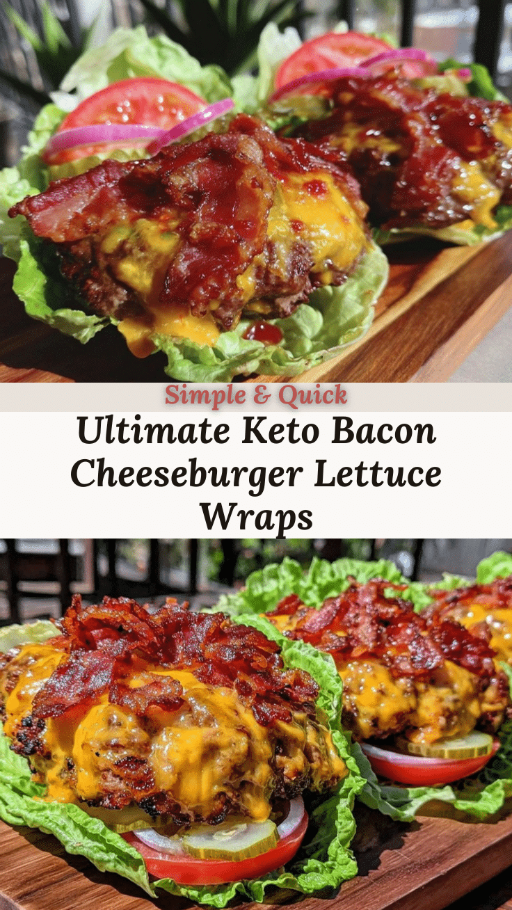 keto bacon cheeseburger lettuce wraps recipe
