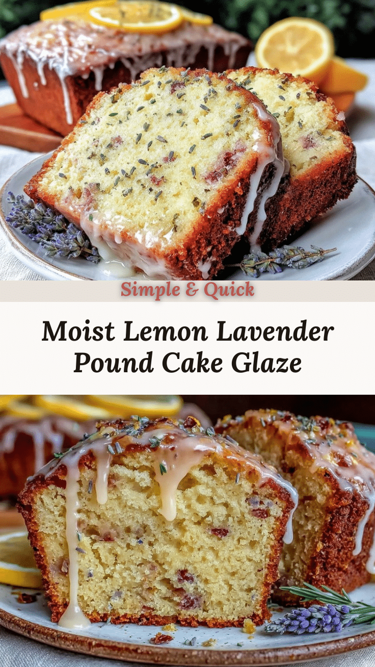 lemon lavender pound cake recipe