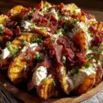 loaded grilled potato salad - featured image