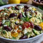 Mediterranean orzo salad - featured image