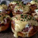 mini eggs benedict cups - featured image