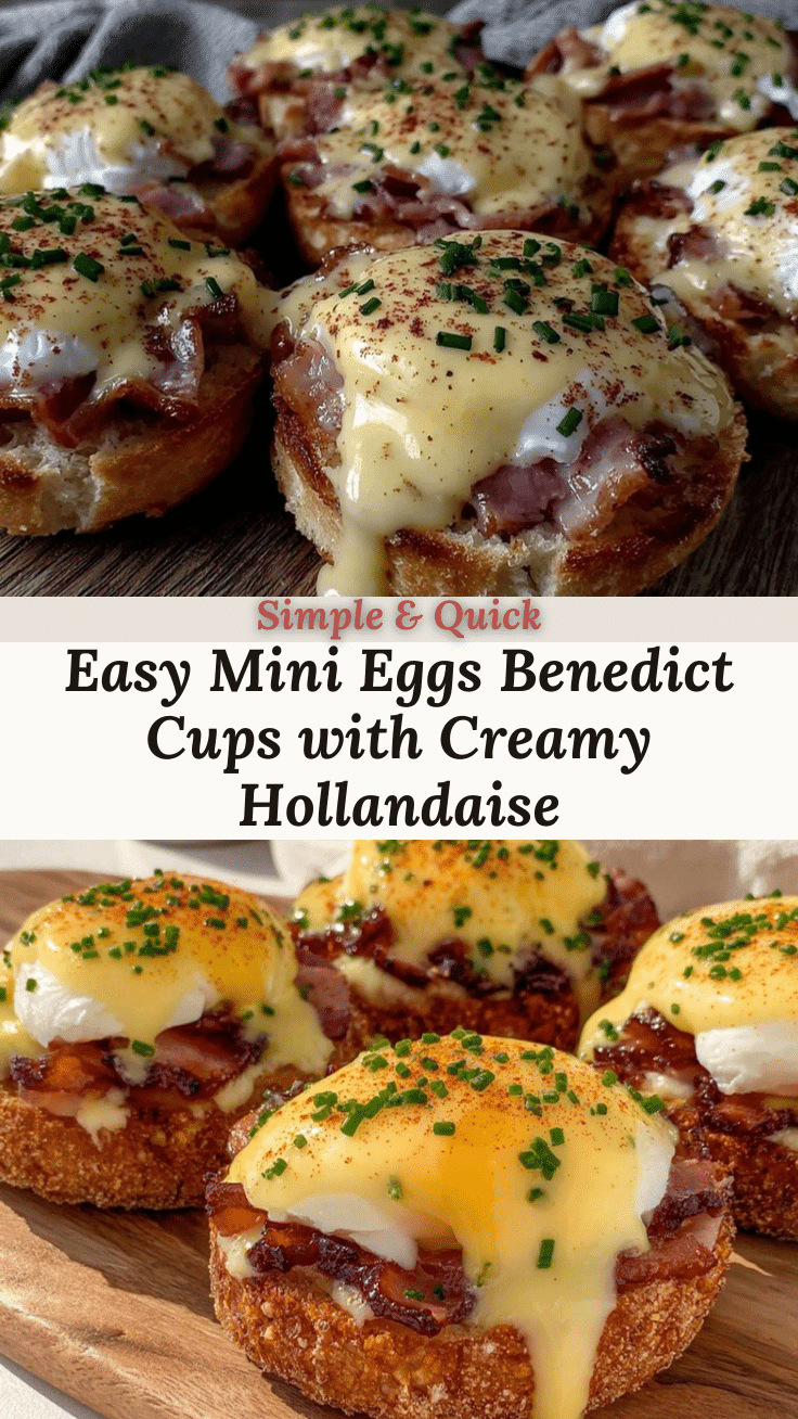 mini eggs benedict cups recipe