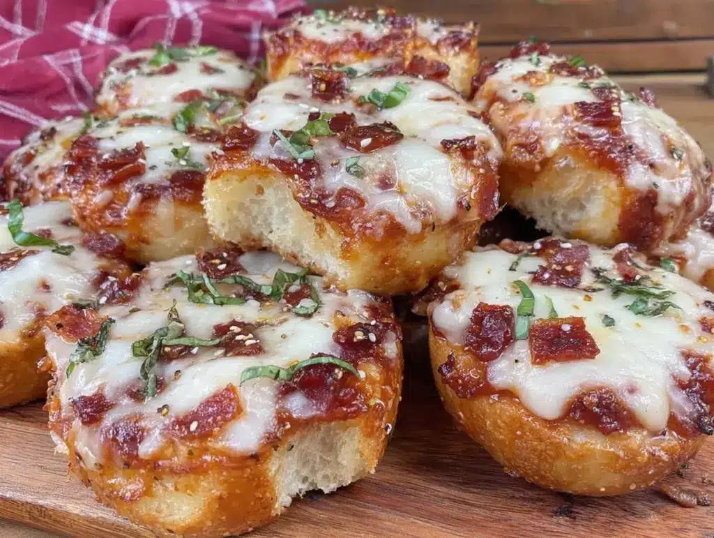 mini pizza bagel bites - featured image