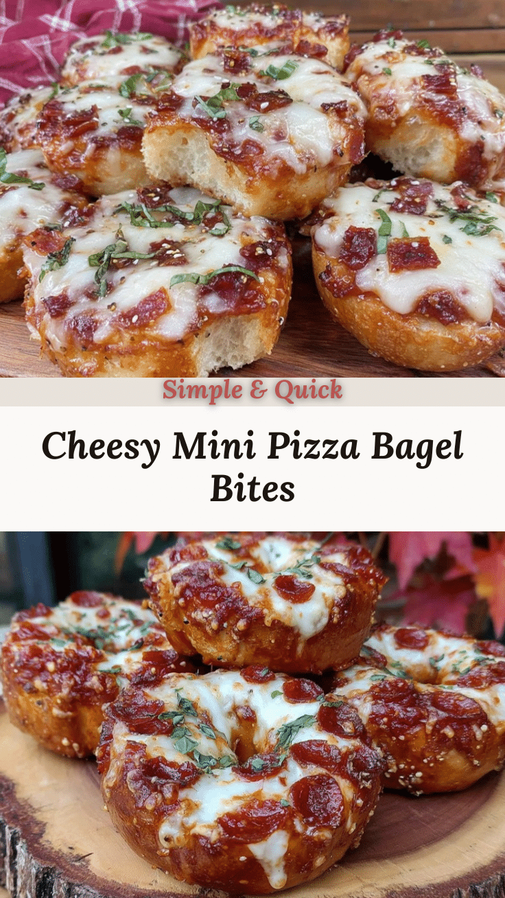mini pizza bagel bites recipe