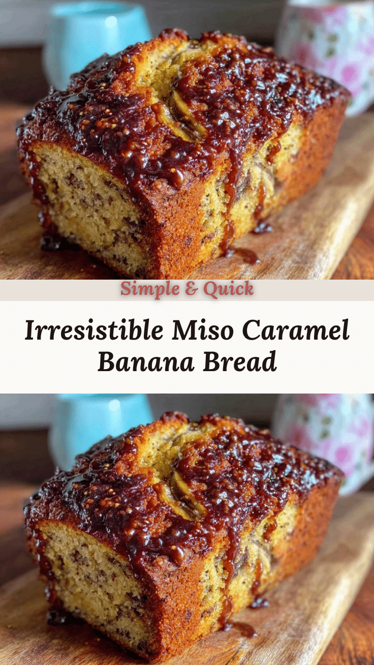 miso caramel banana bread recipe