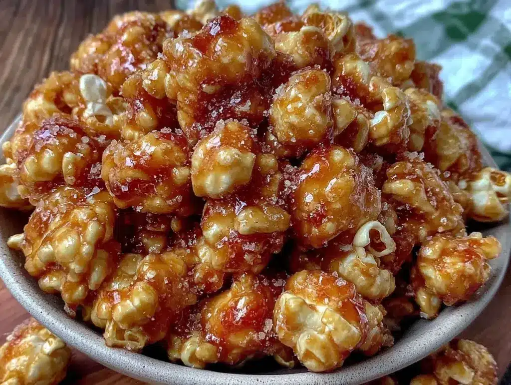 miso caramel corn recipe - featured image