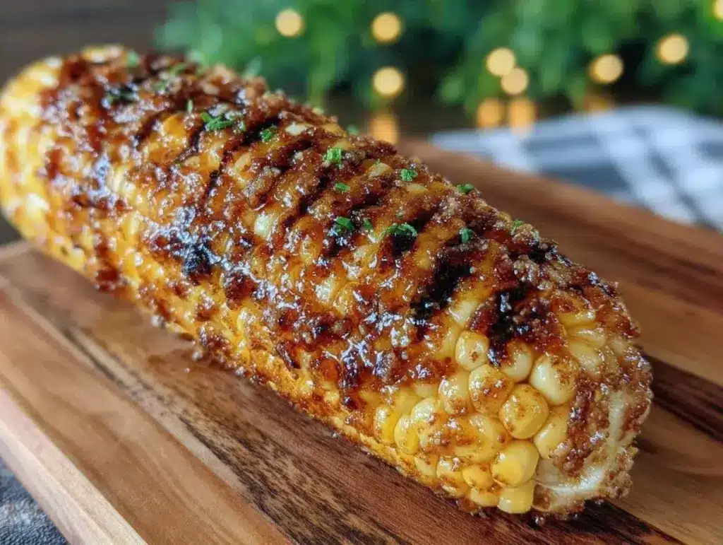 miso honey butter grilled corn - featured image