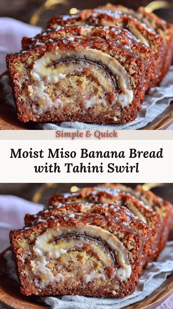 moist miso banana bread recipe