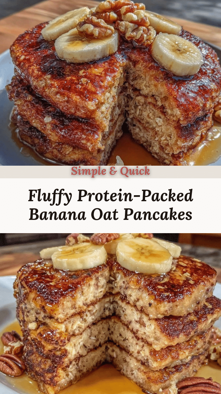protein-packed banana oat pancakes recipe