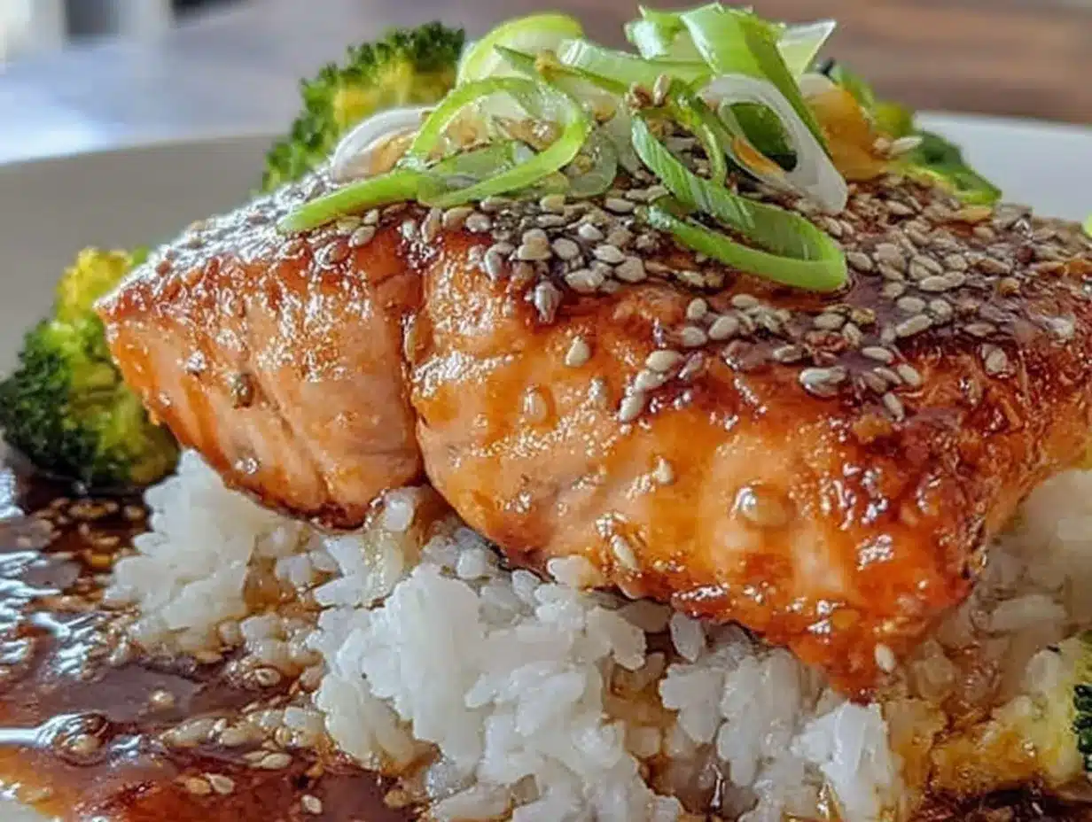 quick teriyaki salmon rice bowls preparation steps