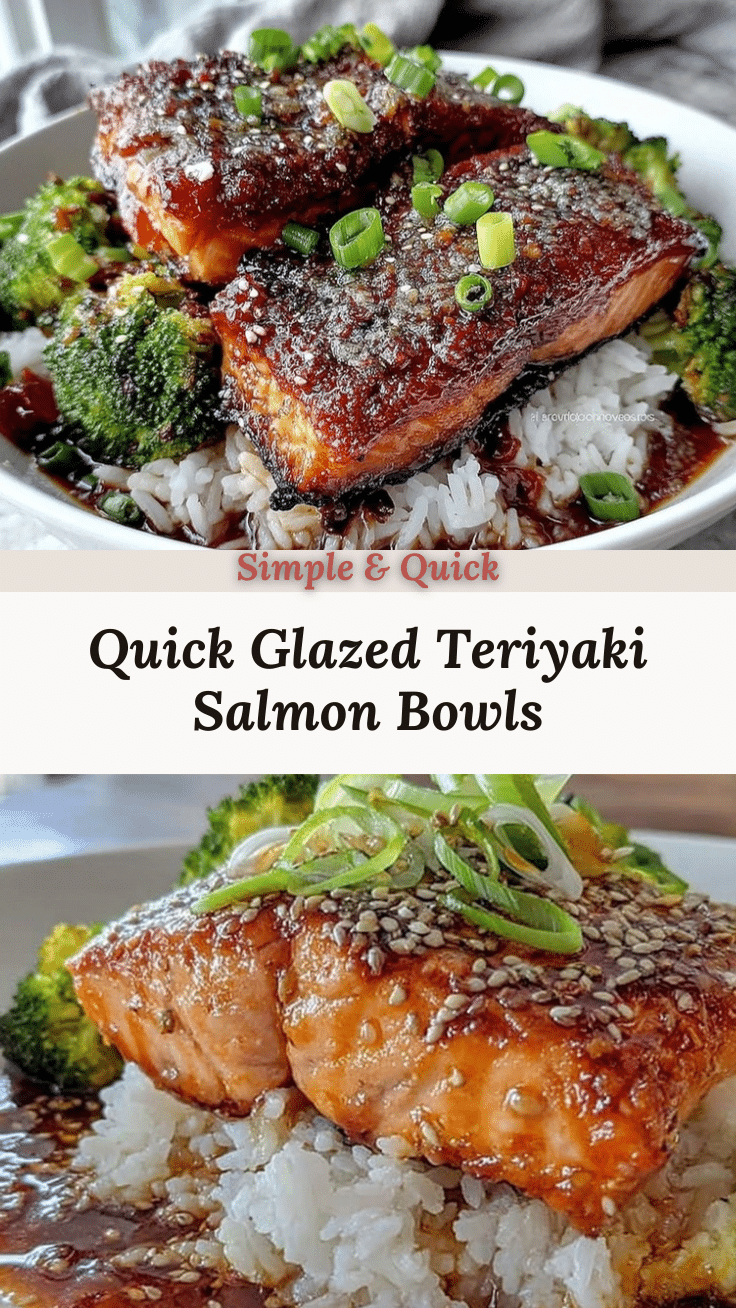 quick teriyaki salmon rice bowls recipe