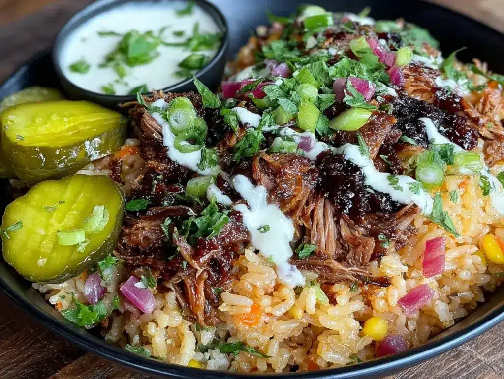 shawarma fried rice - featured image