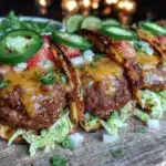 smash burger tacos - featured image