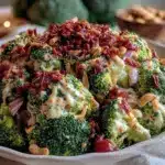 Sriracha Ranch Broccoli Salad - featured image