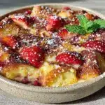 Strawberry Champagne French Toast Bake - featured image