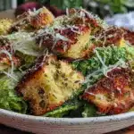 tahini caesar salad - featured image