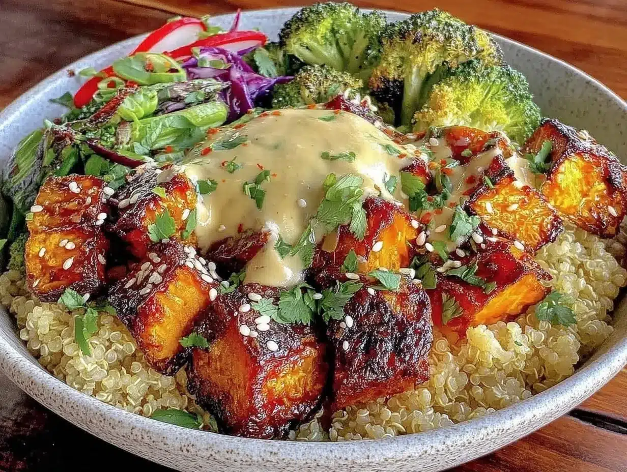 tahini miso grain bowl preparation steps