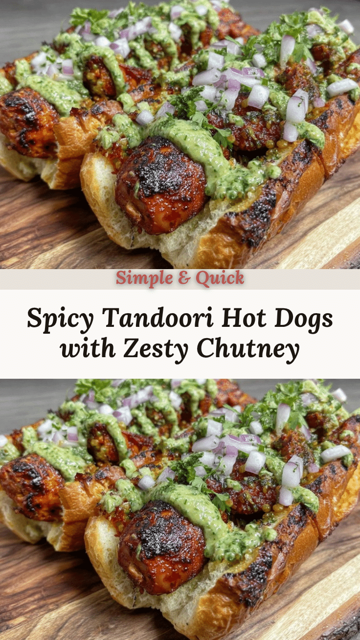 tandoori spiced hot dogs recipe