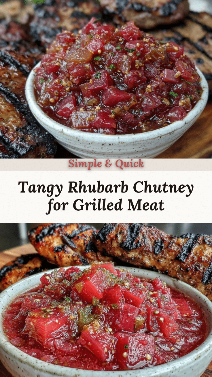 tangy rhubarb chutney recipe