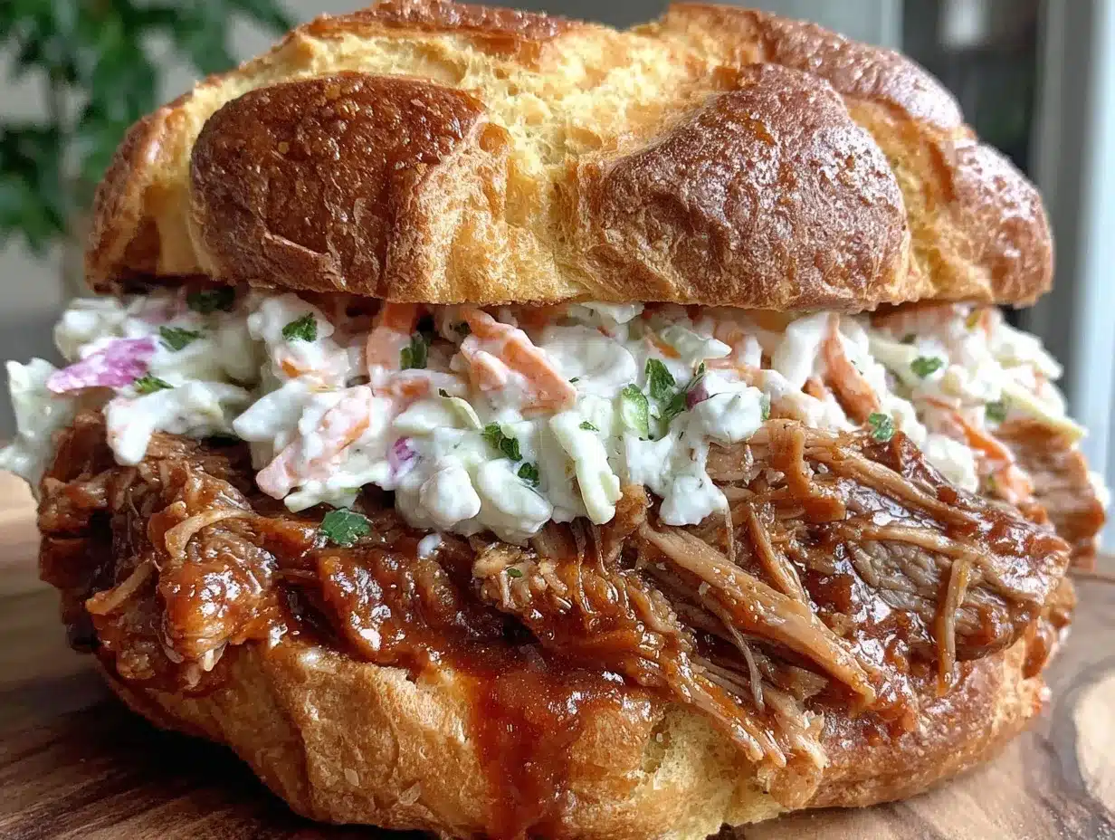 tender crockpot pulled pork sandwiches preparation steps