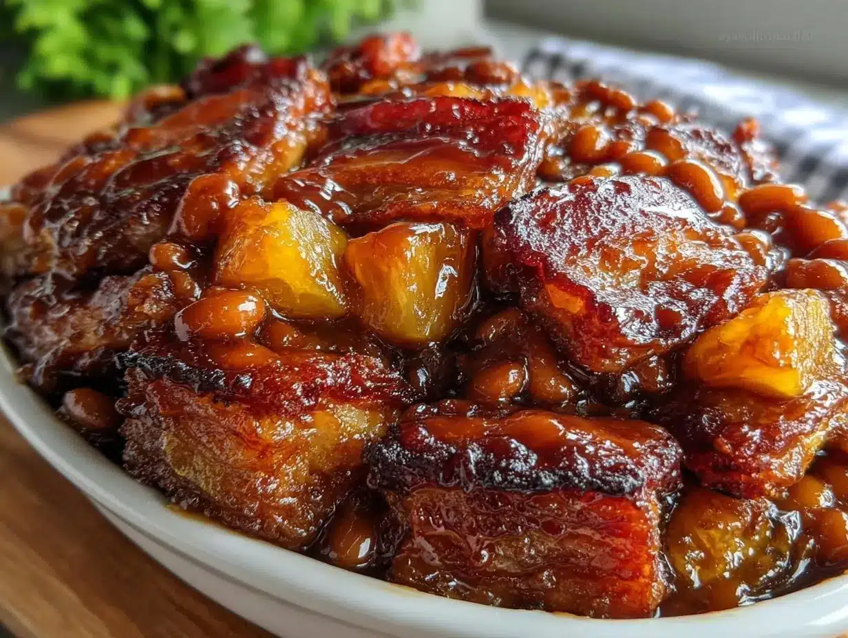 teriyaki baked beans preparation steps