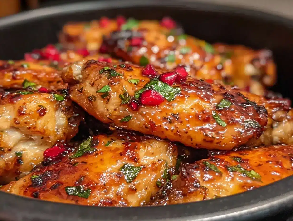 thai chili bourbon chicken wings air fryer recipe preparation steps