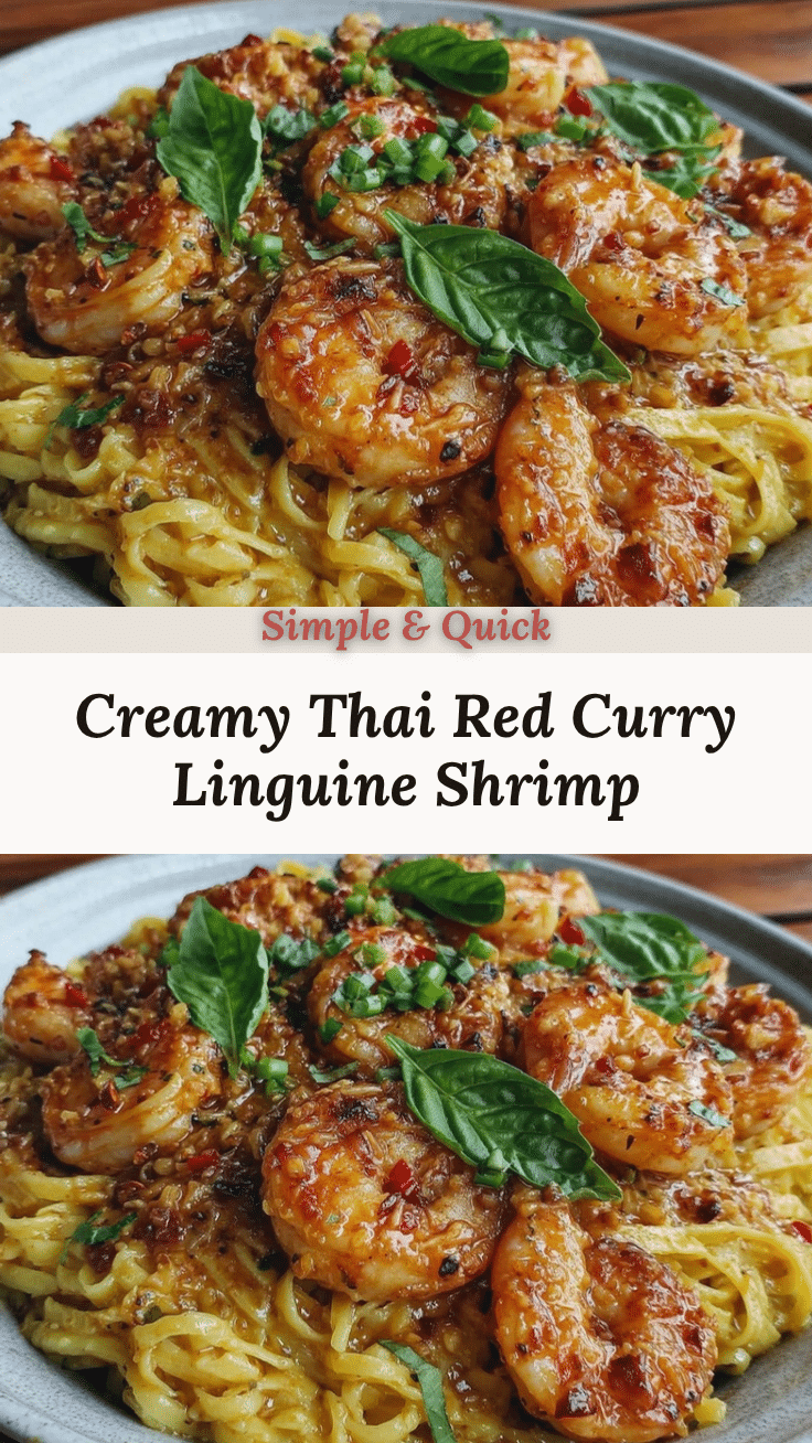 Thai red curry linguine recipe