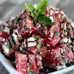 watermelon feta mint salad - featured image