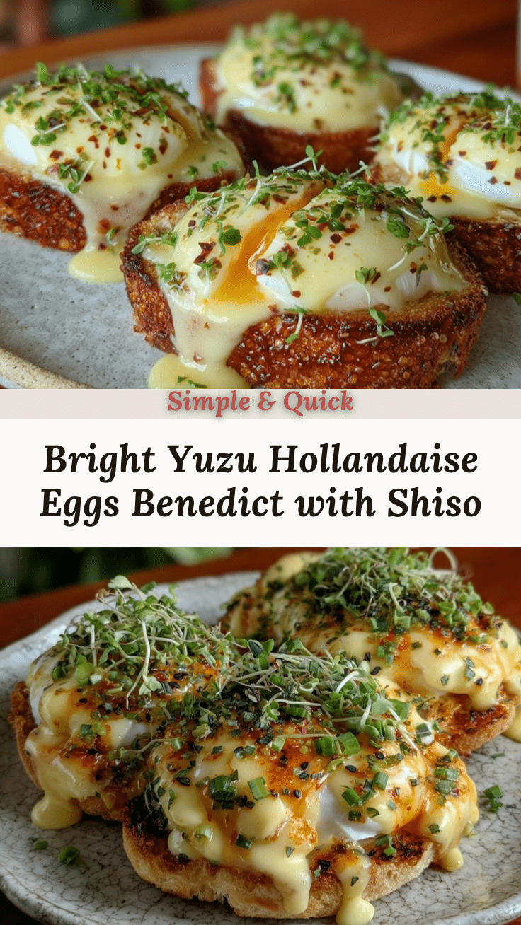 yuzu hollandaise eggs benedict recipe