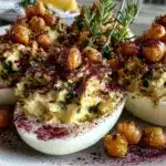 zaatar deviled eggs - featured image
