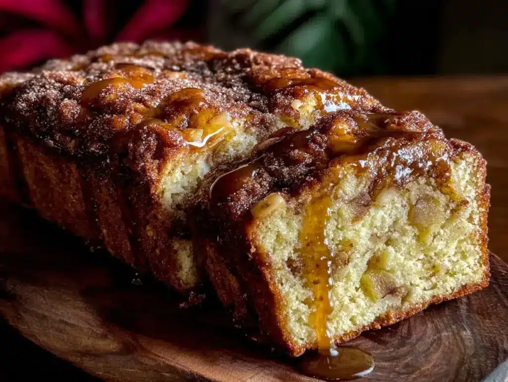 apple cider donut bread - featured image