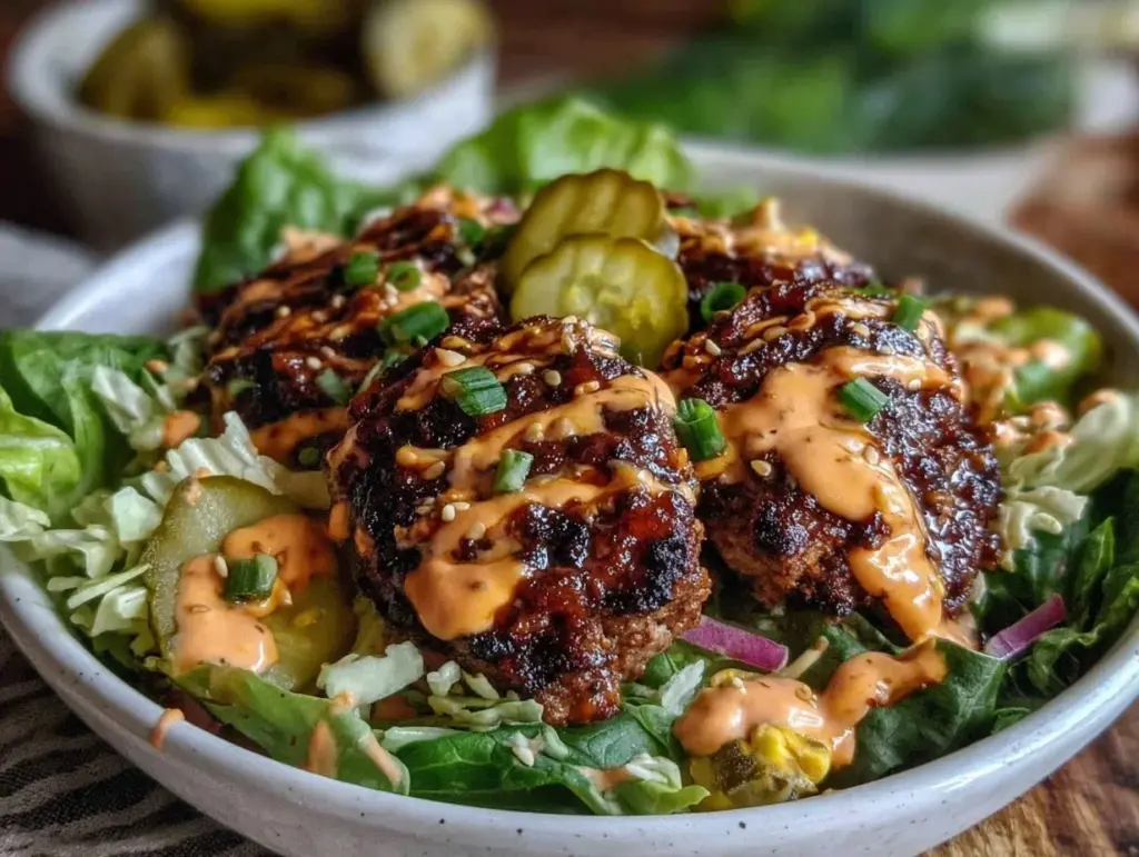 big mac smash burger salad - featured image