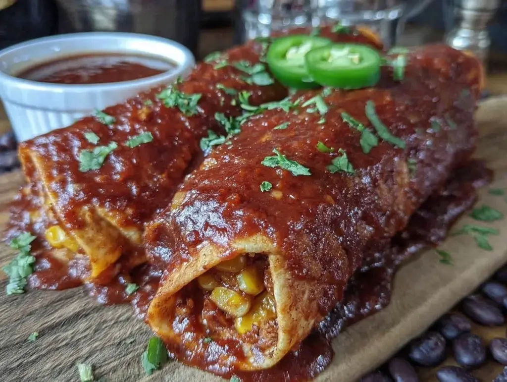 black bean enchiladas - featured image