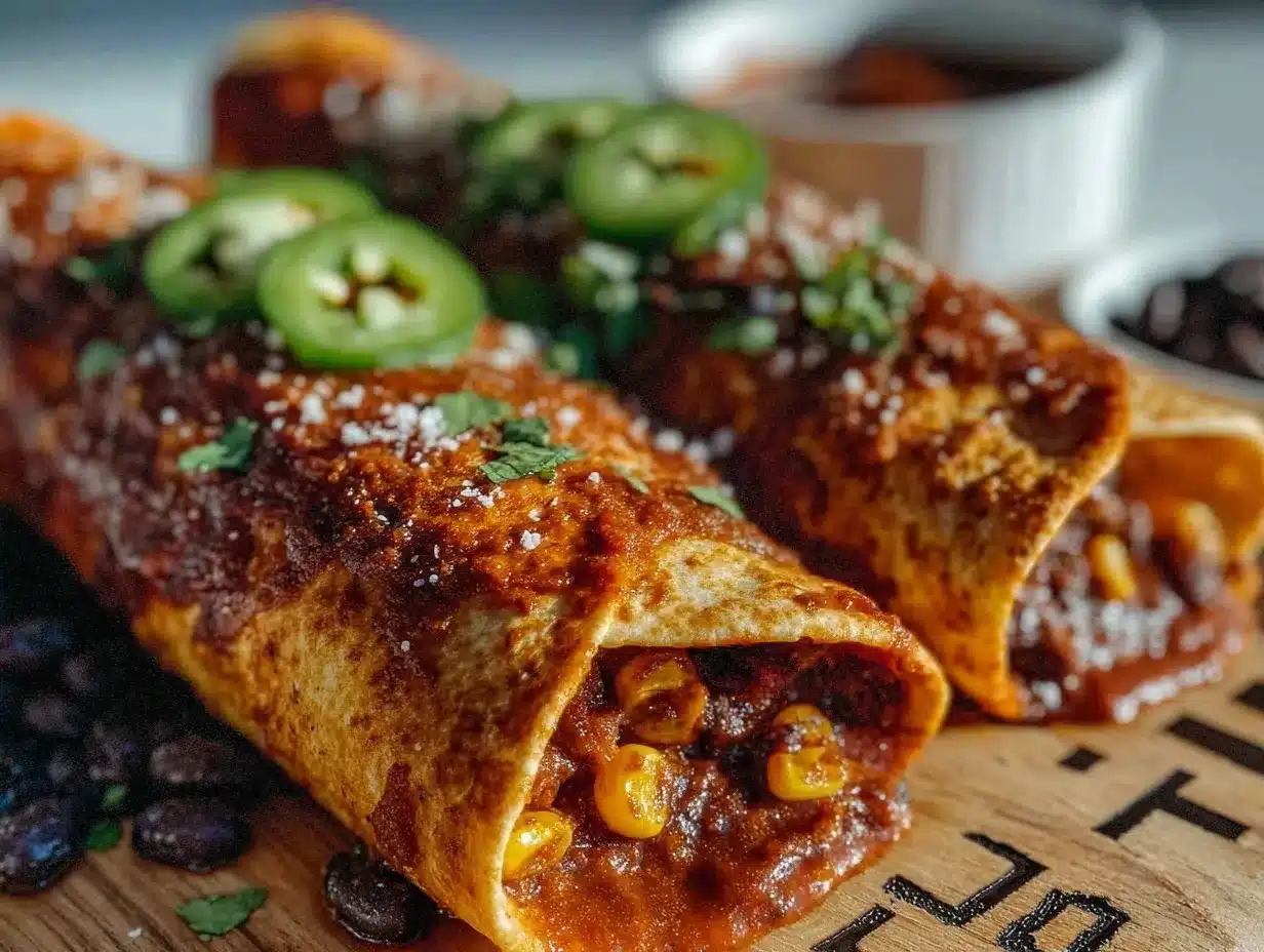 black bean enchiladas preparation steps