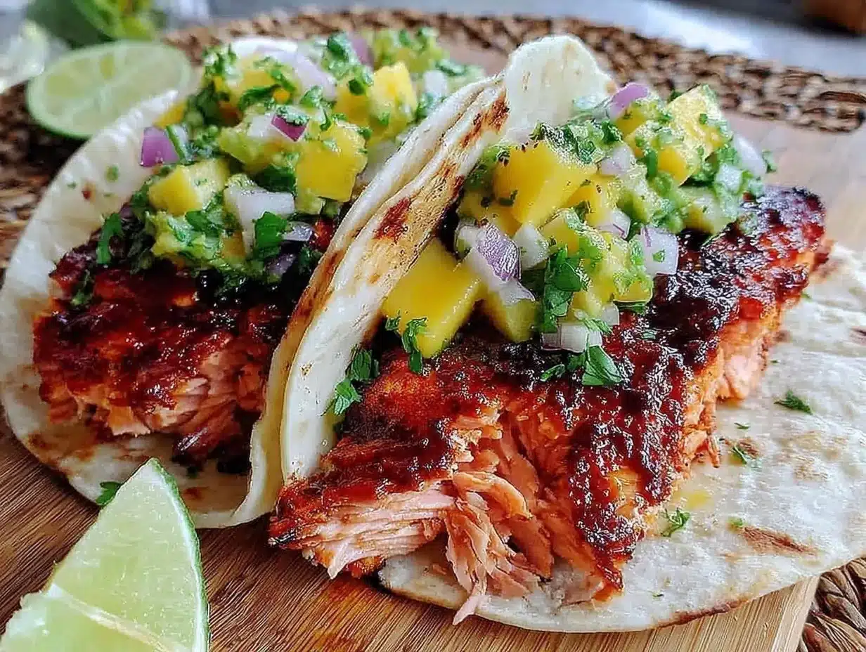 blackened salmon tacos preparation steps