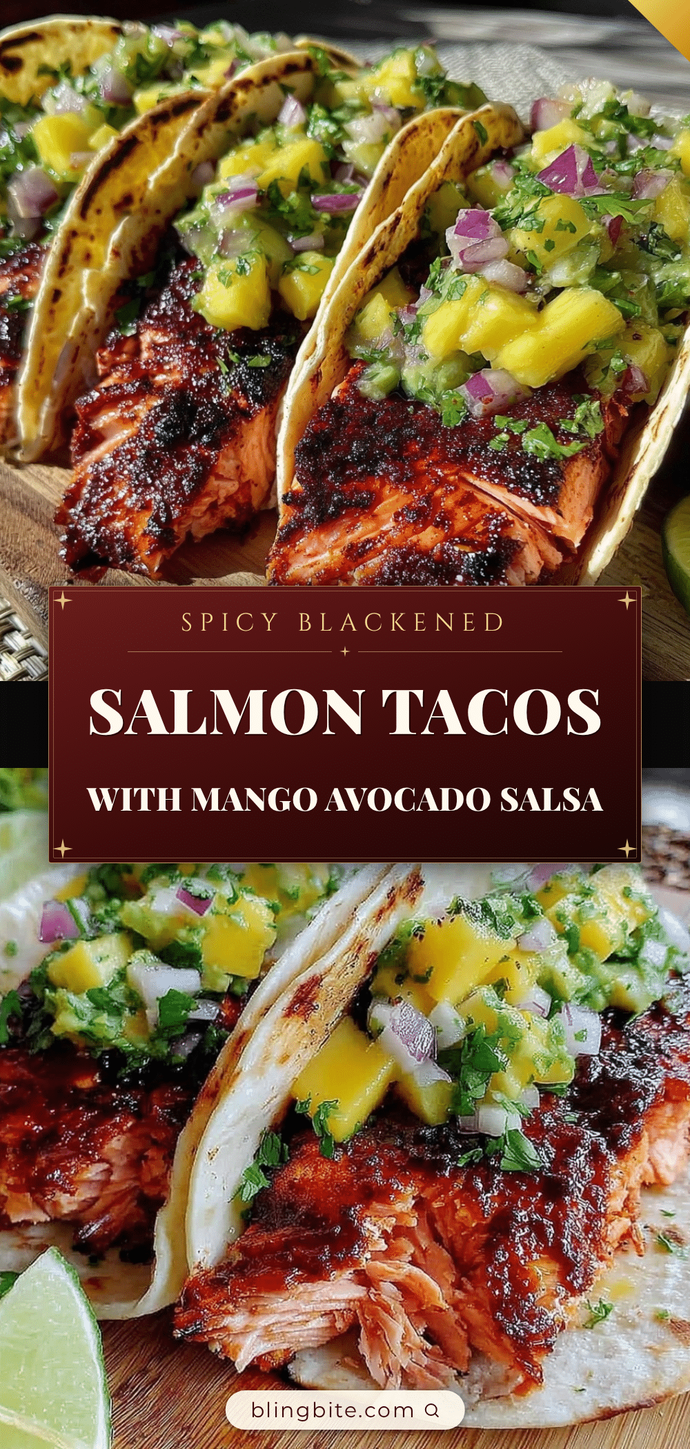 blackened salmon tacos recipe