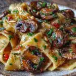 brown butter mushroom sage pappardelle - featured image