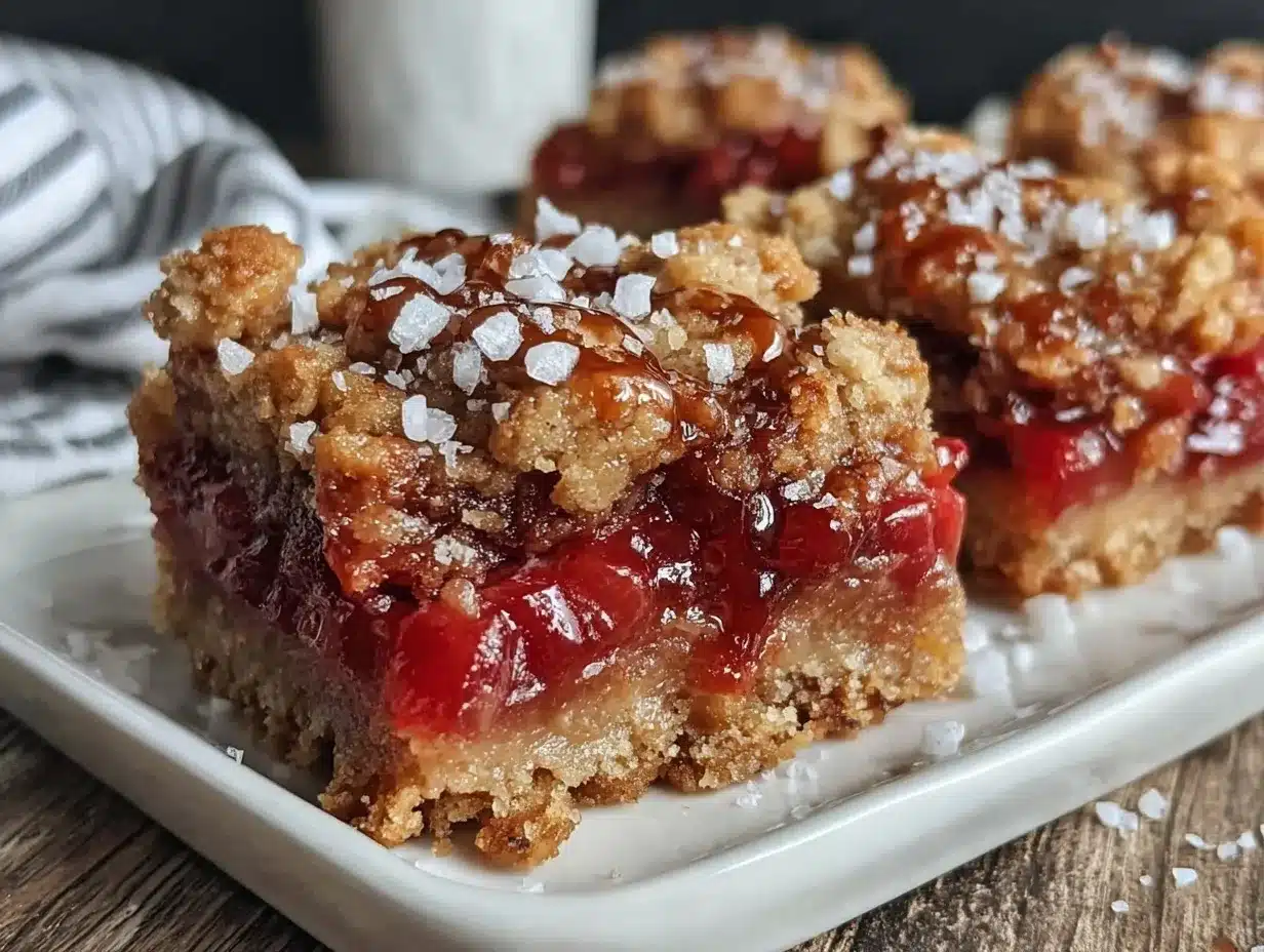 brown butter rhubarb crumble bars preparation steps