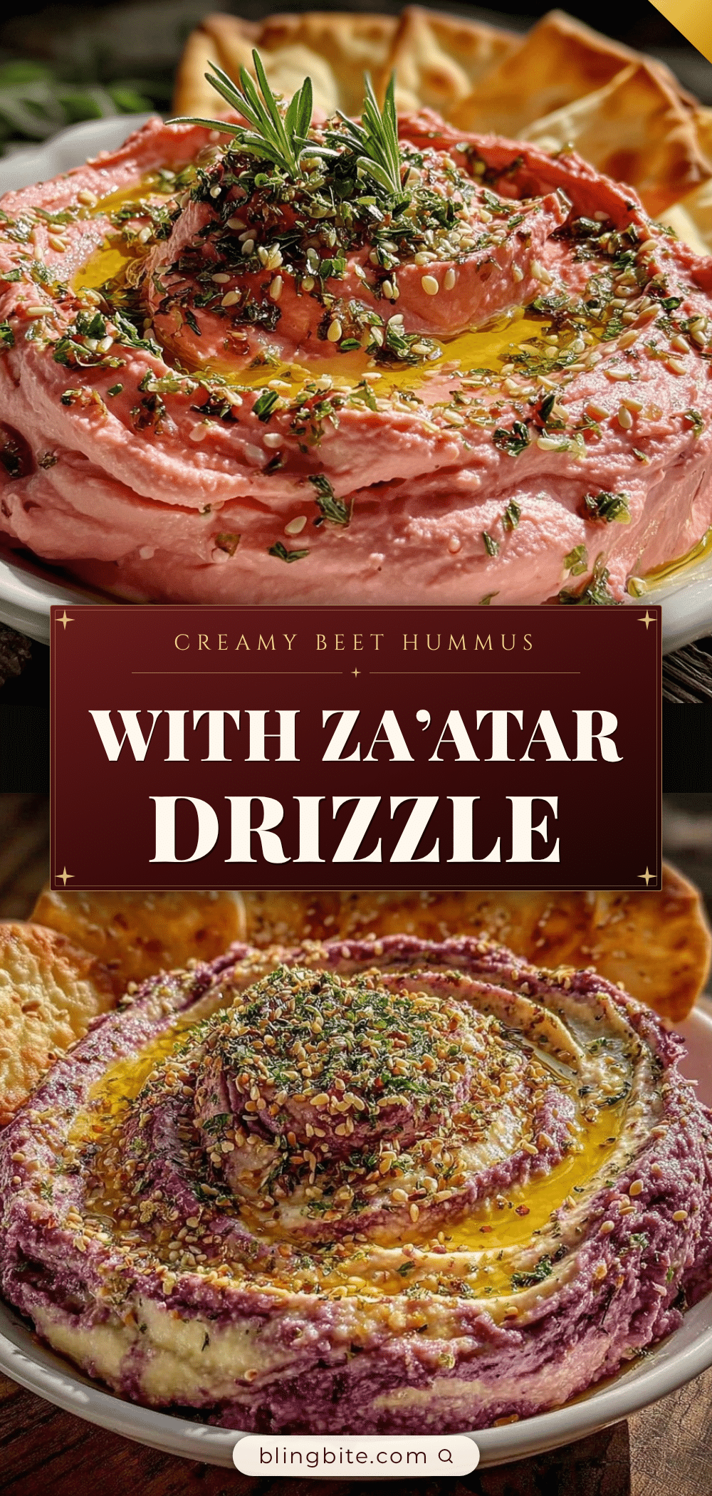 creamy beet hummus recipe