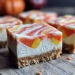creamy candy corn fudge - featured image